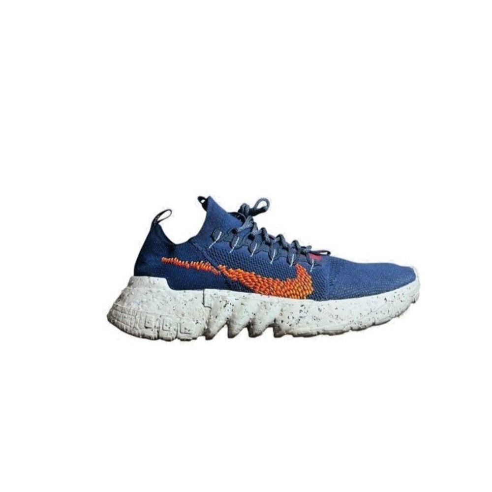 Nike Space Hippie Mens Size 12.5 Midnight Navy Magma Orange Sneaker Shoes DN0010